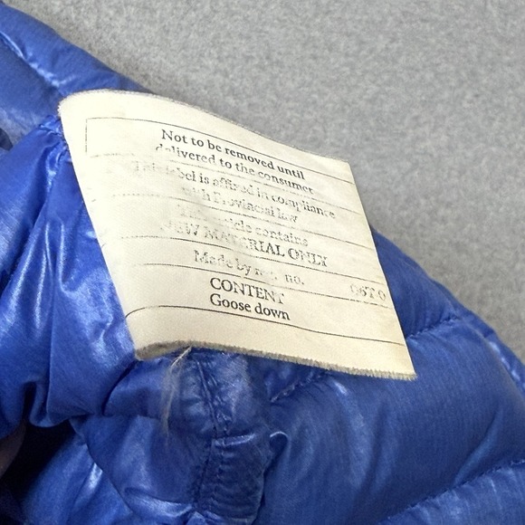 Patagonia Ultralight Down Hoody Womens M Blue Packable Puffer Jacket - Picture 4 of 8